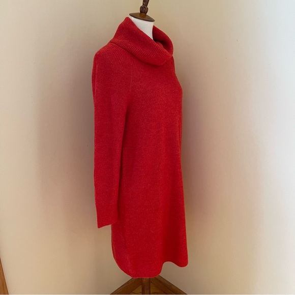 LOFT Cowl Neck Sweater Dress - Picture 7 of 7